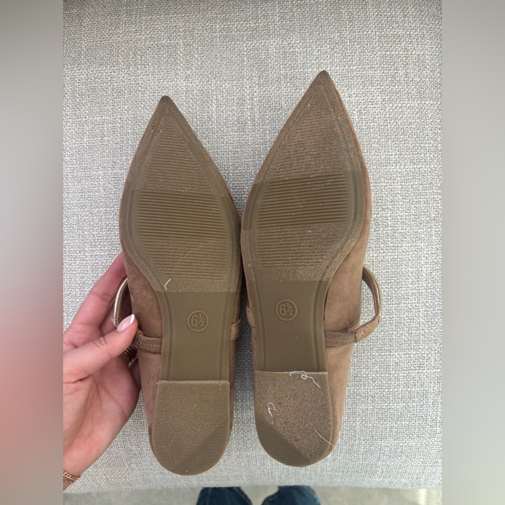 A new day metal Mary Jane flats with memory foam - Picture 2 of 5
